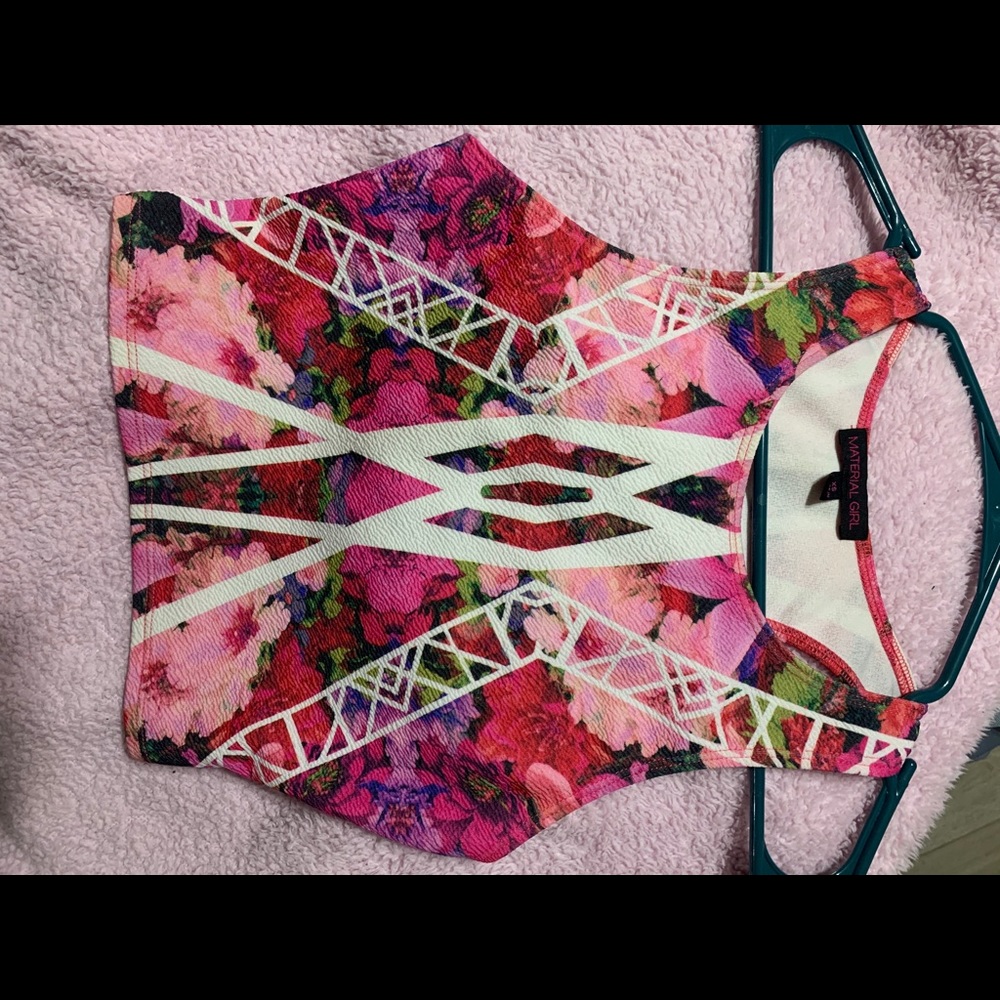Floral crop top